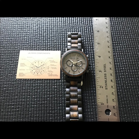 Men’s Grey Luxury Real Wooden Watch (BRAND NEW) - Picture 4 of 8